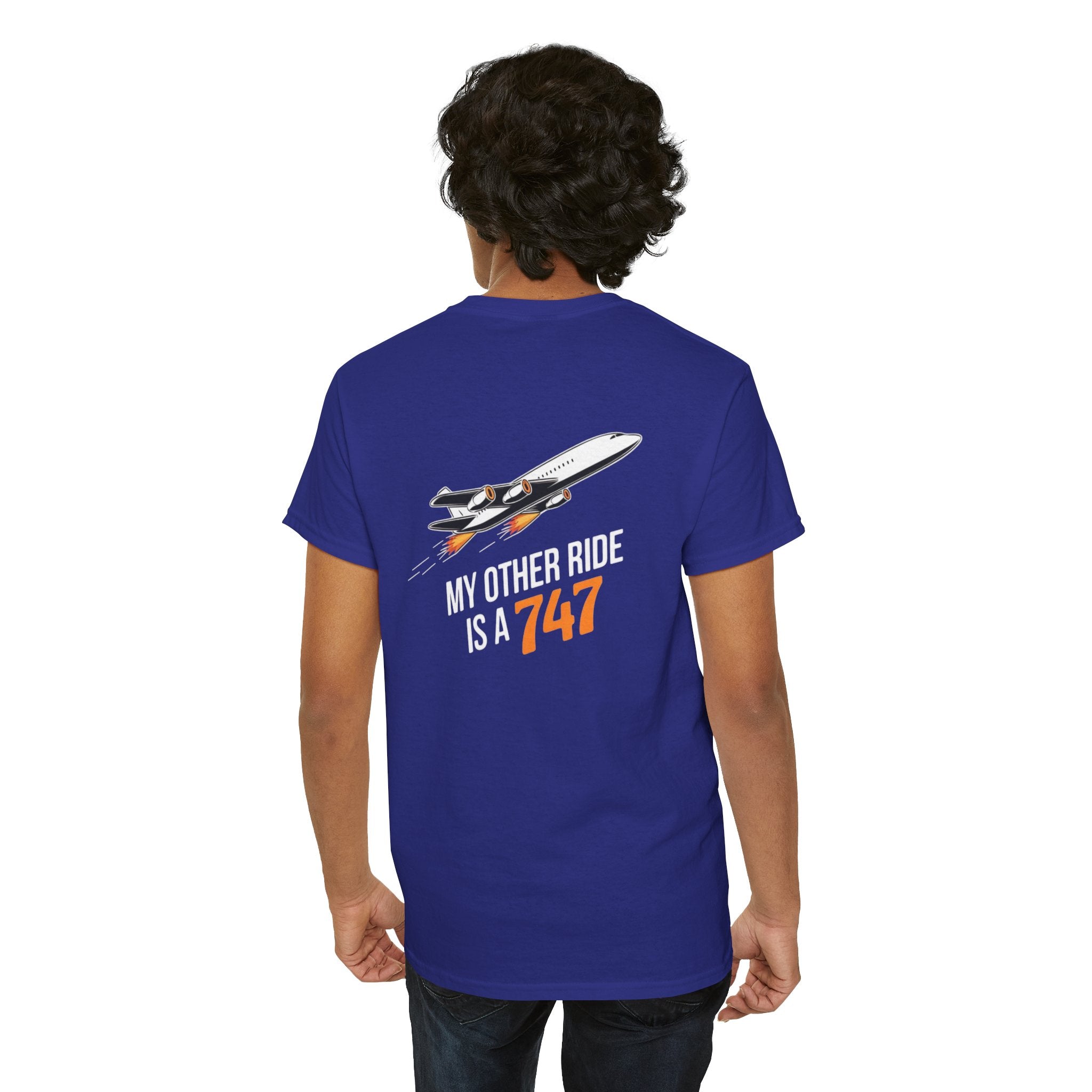 Unisex Heavy Cotton Tee: "My Other Ride" - T-Shirt