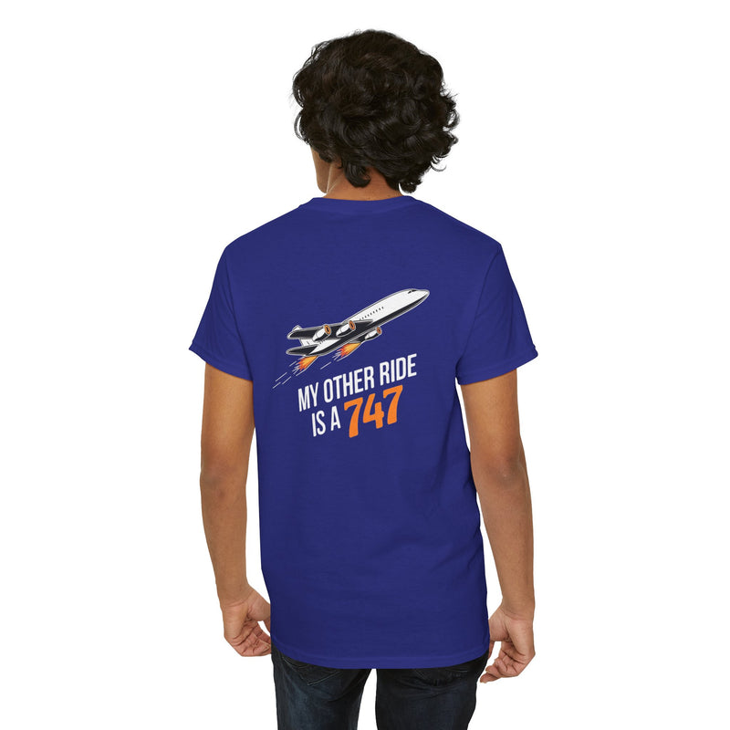 Unisex Heavy Cotton Tee: "My Other Ride" - T-Shirt