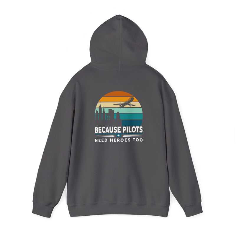 Unisex Heavy Blend™ Hooded Sweatshirt "Maintenance & Pilots Design | Perfect Gift for Aviation Enthusiasts