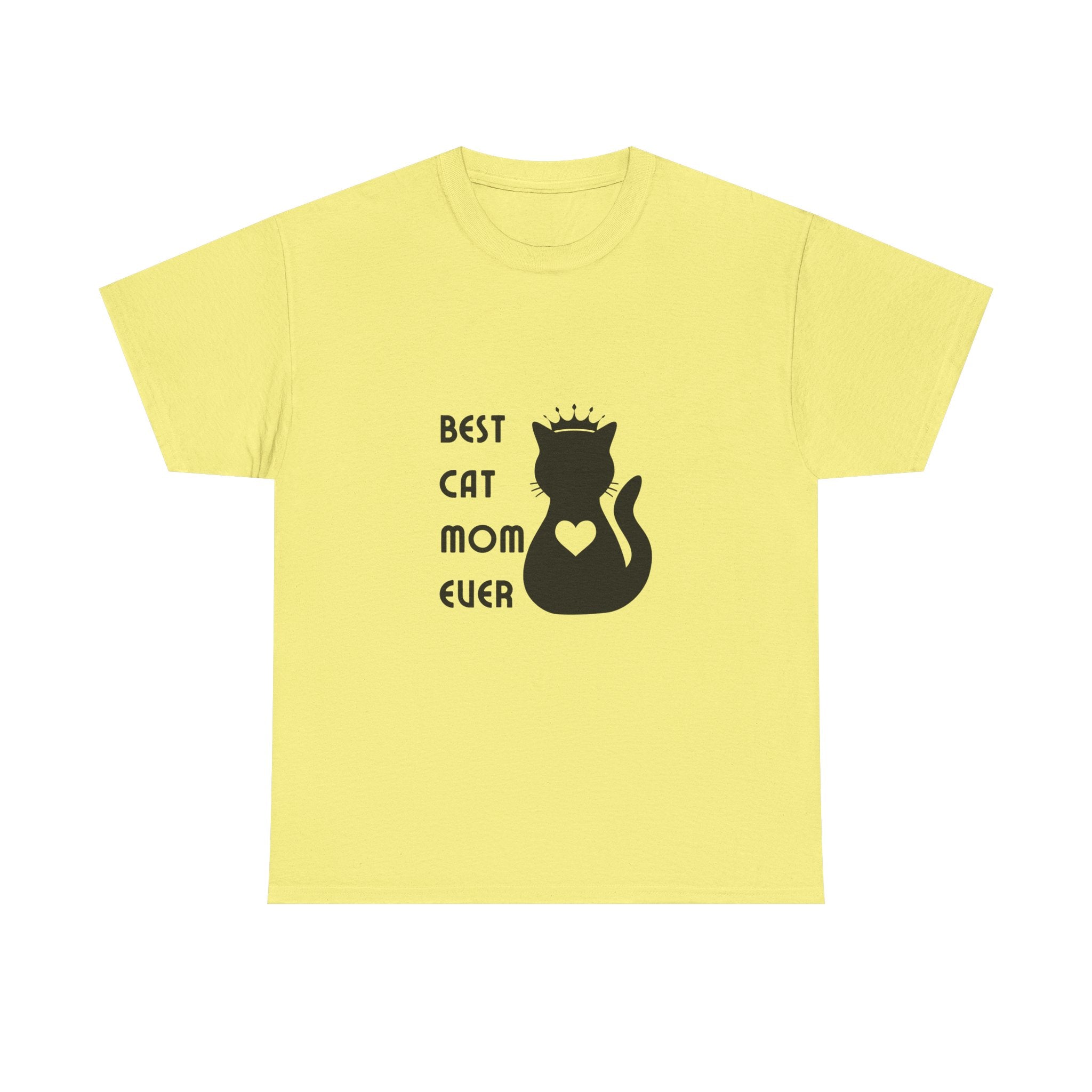Best Cat Mom Ever Unisex Heavy Cotton Tee