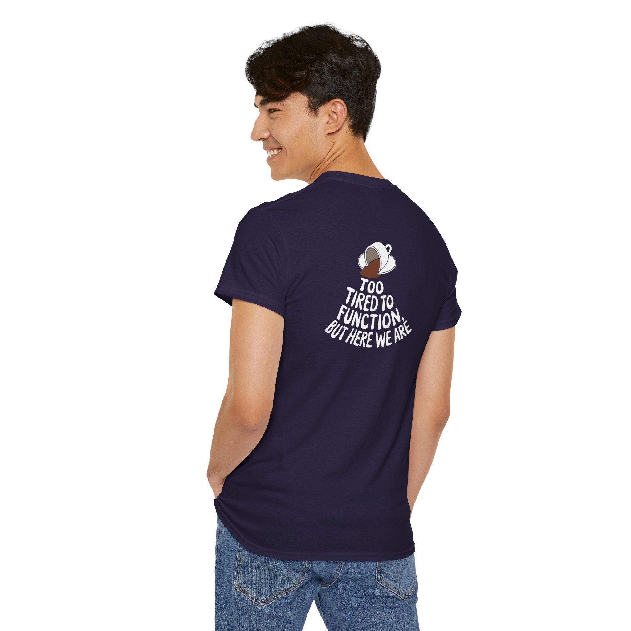 Unisex Heavy Cotton Tee: "Tired to Function" - T-Shirt