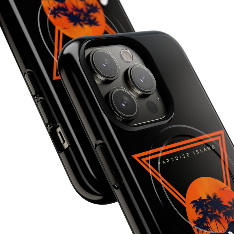 Tough Magnetic Phone Case - Paradise Island Summer Design