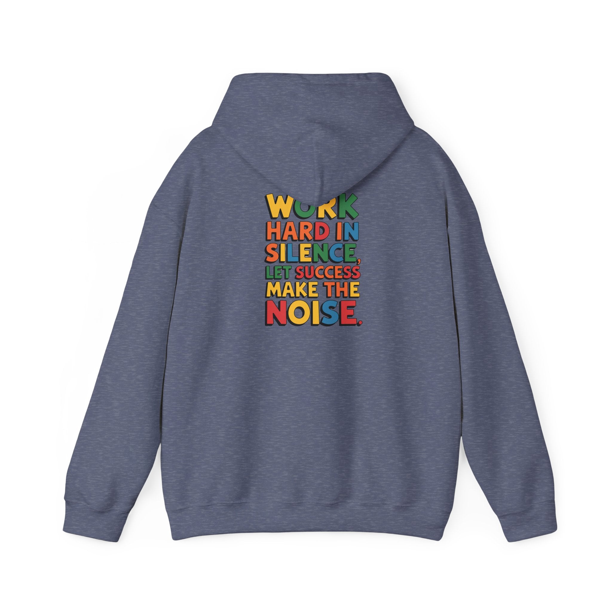 Work hard in Silence Unisex Heavy Blend™ Hooded Sweatshirt