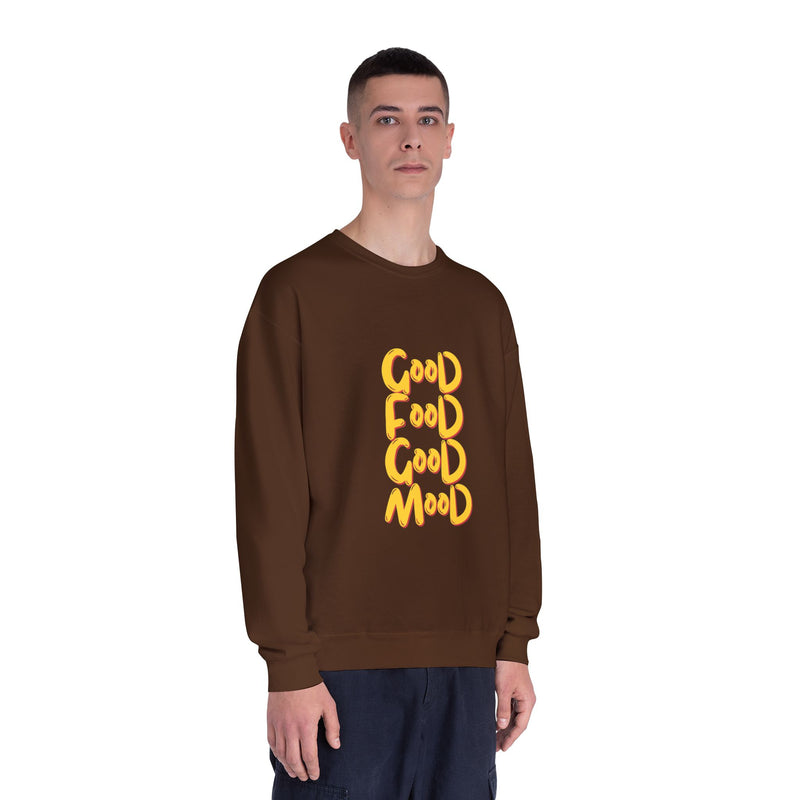 Good Food Good Mood Sweatshirt - Unisex NuBlend® Crewneck for Comfort and Style