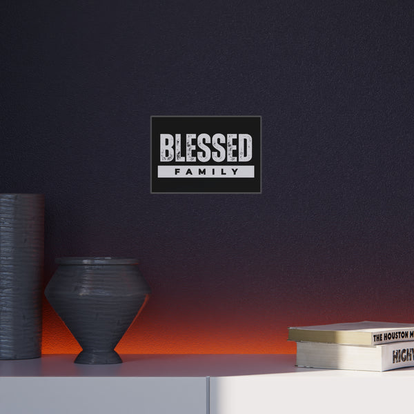 Blessed Family Foam Board Decor