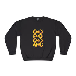 Good Food Good Mood Sweatshirt - Unisex NuBlend® Crewneck for Comfort and Style