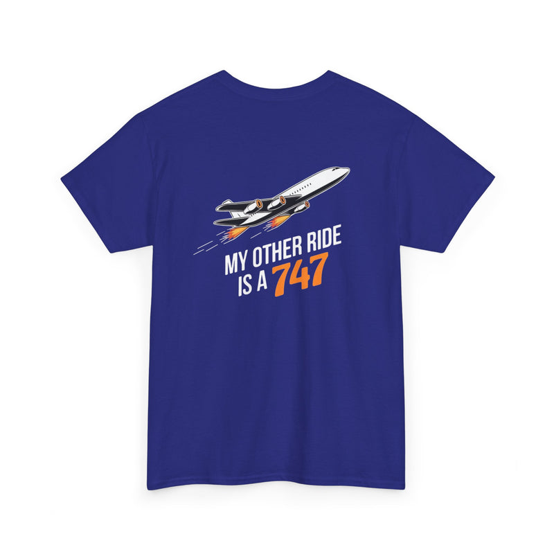 Unisex Heavy Cotton Tee: "My Other Ride" - T-Shirt