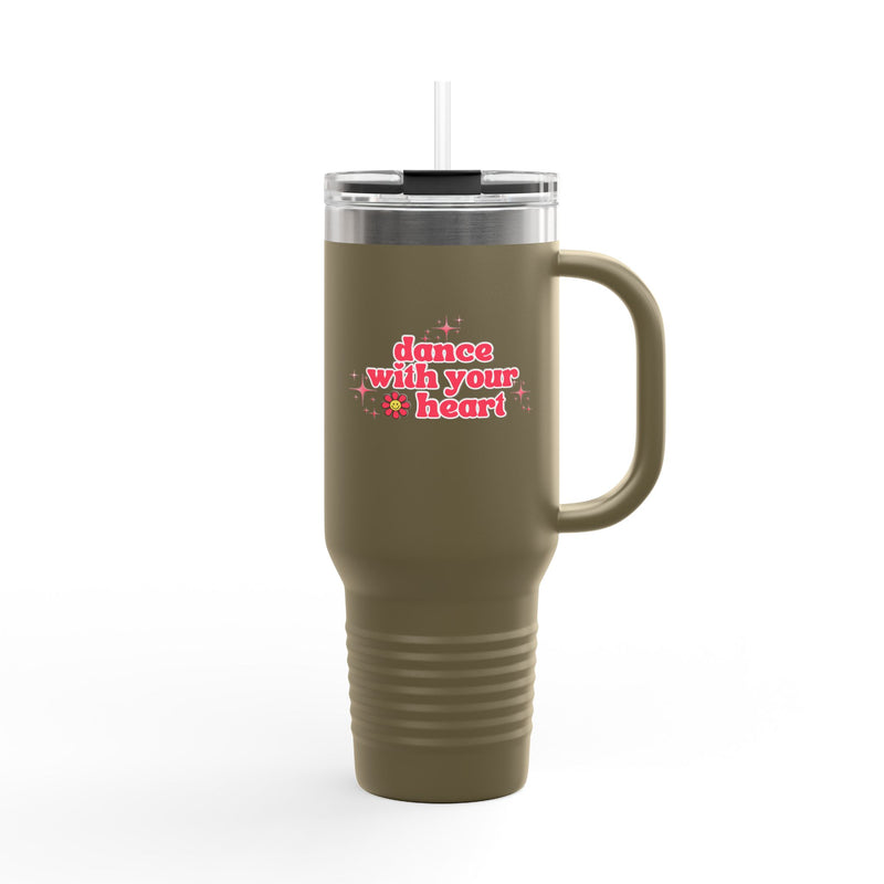 Insulated Travel Mug - Dance With Your Heart - 40oz