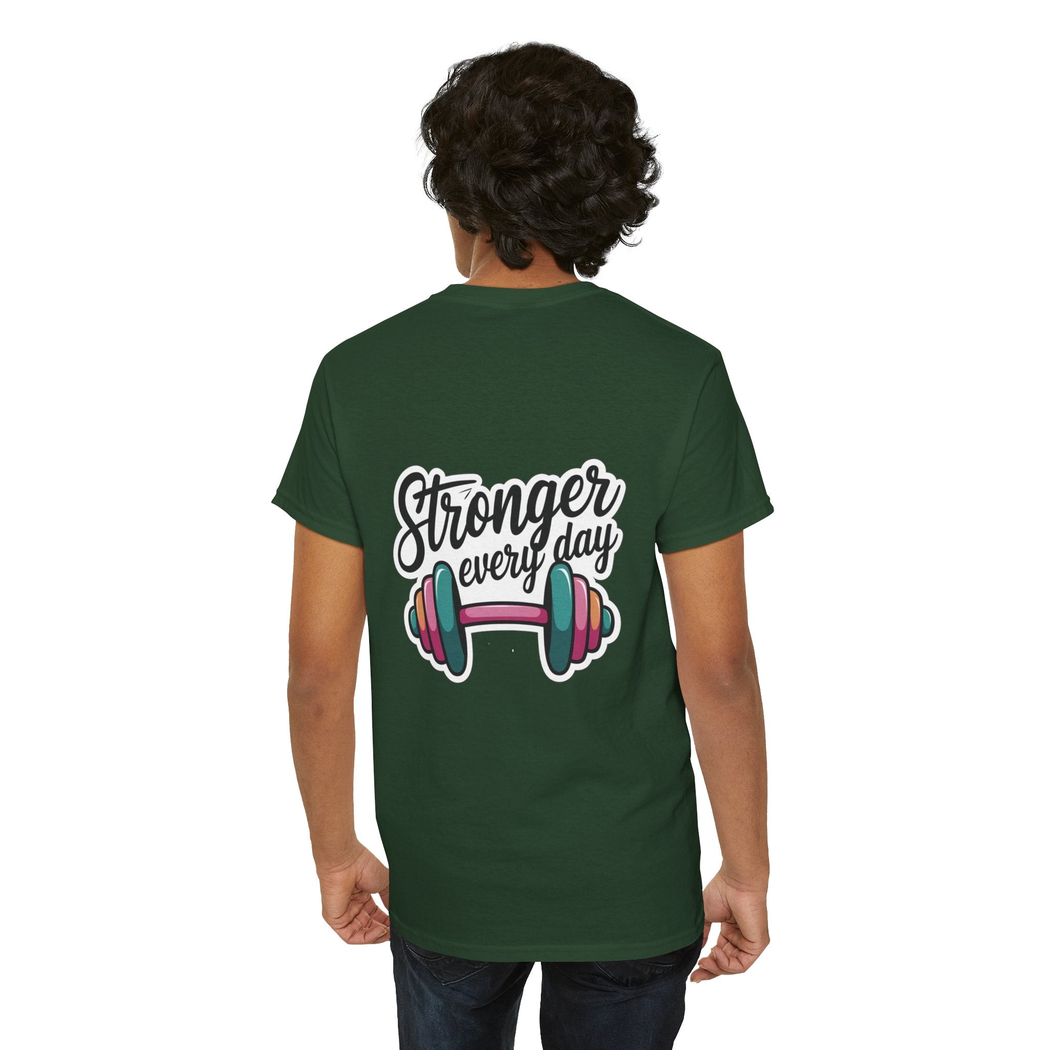 Unisex Heavy Cotton Tee: "Stronger Everyday" - T-Shirt