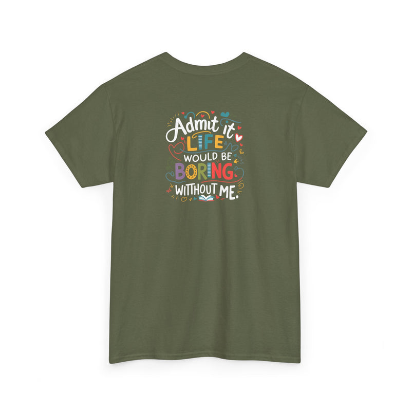 Unisex Heavy Cotton Tee: "Own Stunts" - T-Shirt