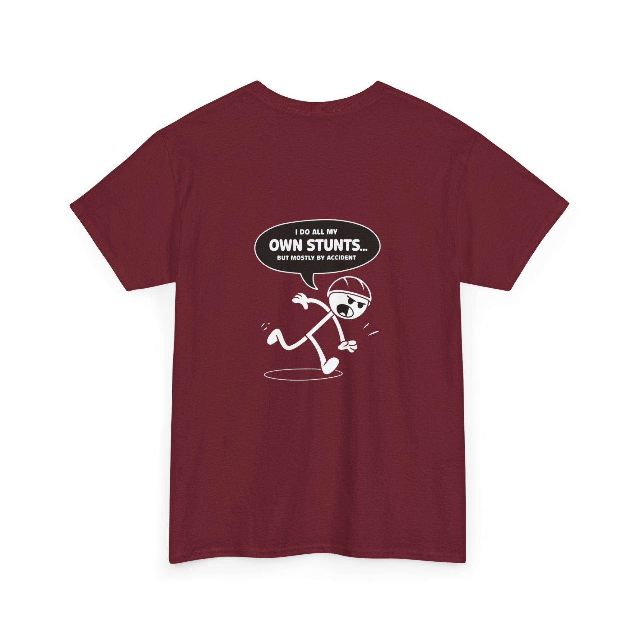Unisex Heavy Cotton Tee: "Own Stunts" - T-Shirt