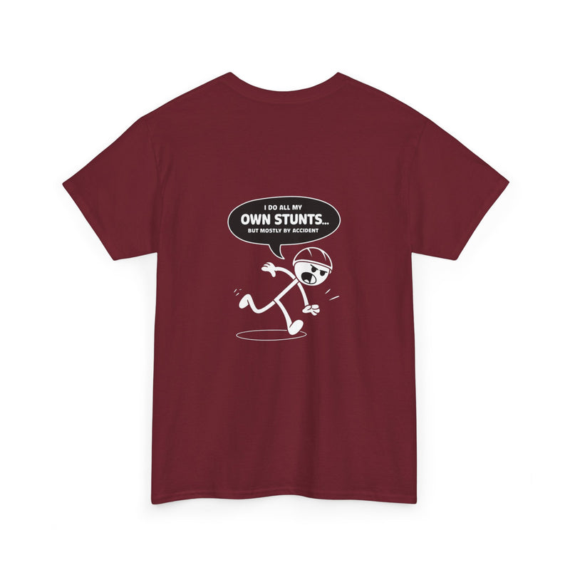Unisex Heavy Cotton Tee: "Own Stunts" - T-Shirt