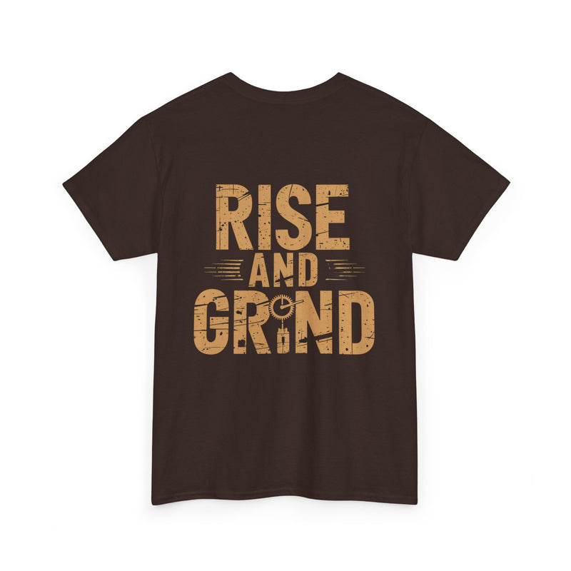 Unisex Heavy Cotton Tee - Rise and Grind