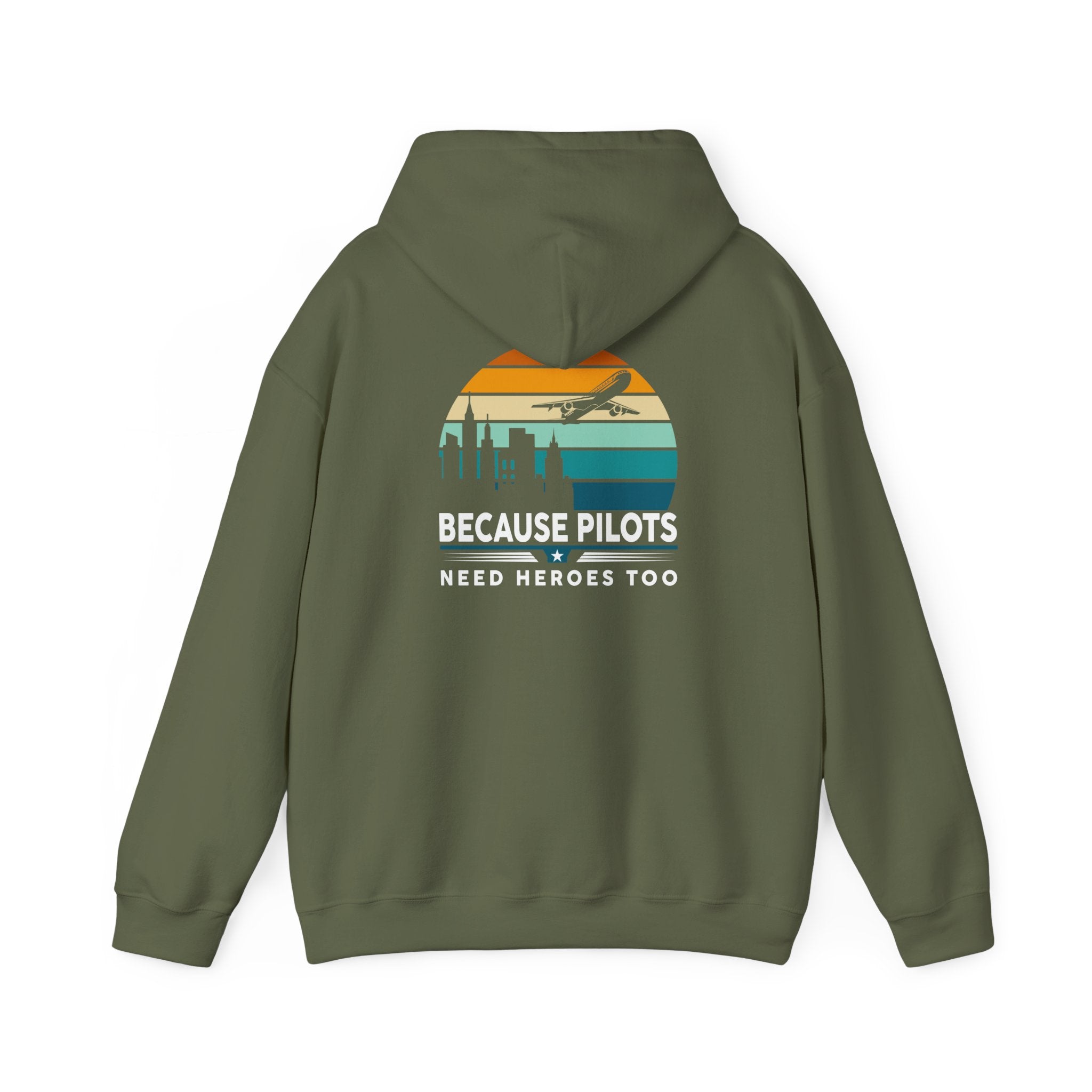 Unisex Heavy Blend™ Hooded Sweatshirt "Maintenance & Pilots Design | Perfect Gift for Aviation Enthusiasts