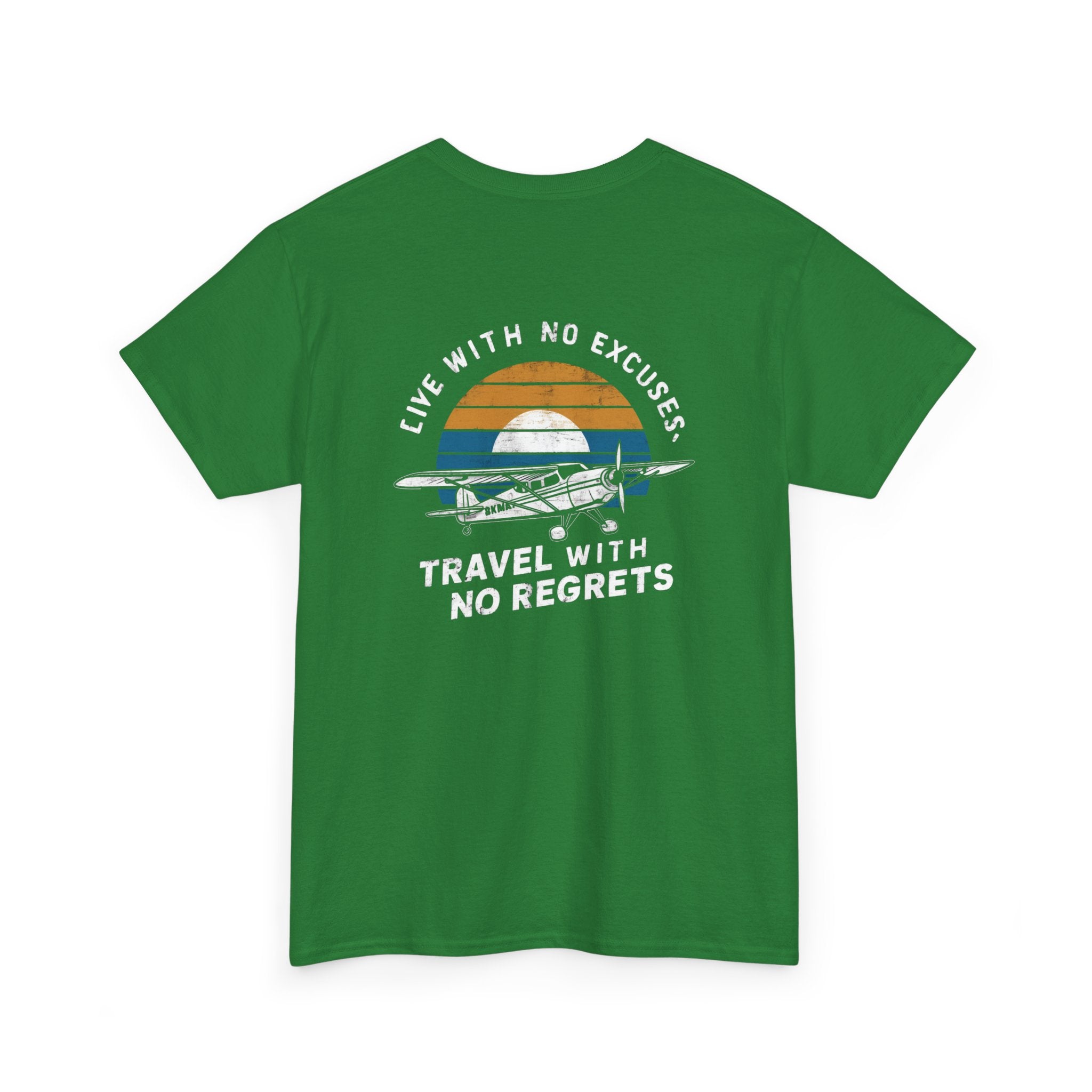 Unisex Heavy Cotton Tee: "Live with no excuse" - T-Shirt
