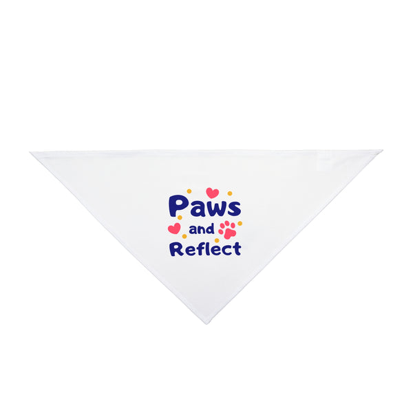 Paws and Reflect Pet Bandana - Cute Dog Accessory for Reflection and Style