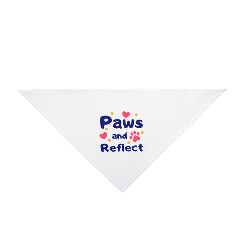 Paws and Reflect Pet Bandana - Cute Dog Accessory for Reflection and Style