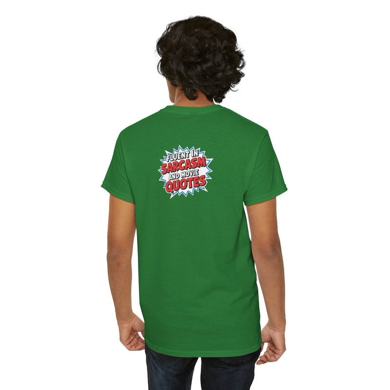 Unisex Heavy Cotton Tee: "Sarcasm" - T-Shirt