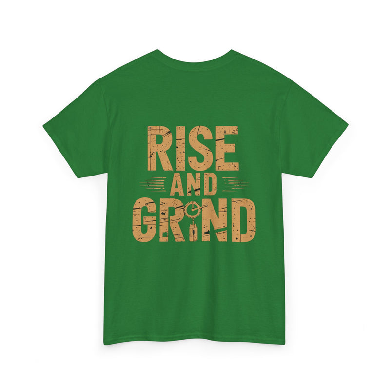 Unisex Heavy Cotton Tee - Rise and Grind