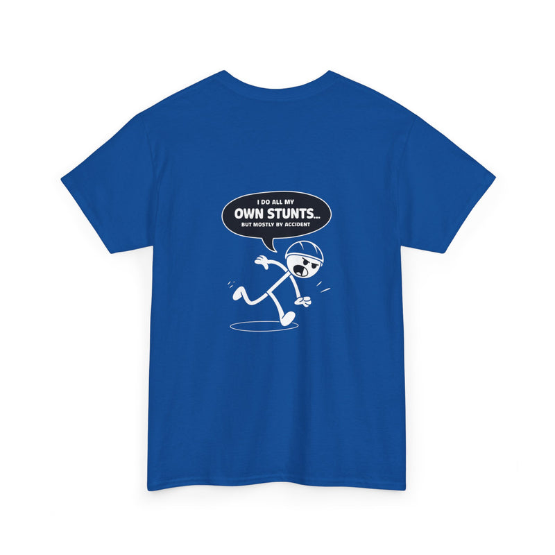 Unisex Heavy Cotton Tee: "Own Stunts" - T-Shirt
