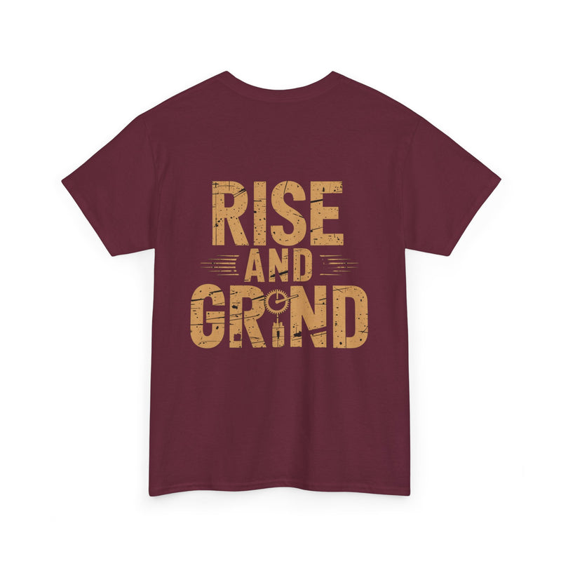 Unisex Heavy Cotton Tee - Rise and Grind