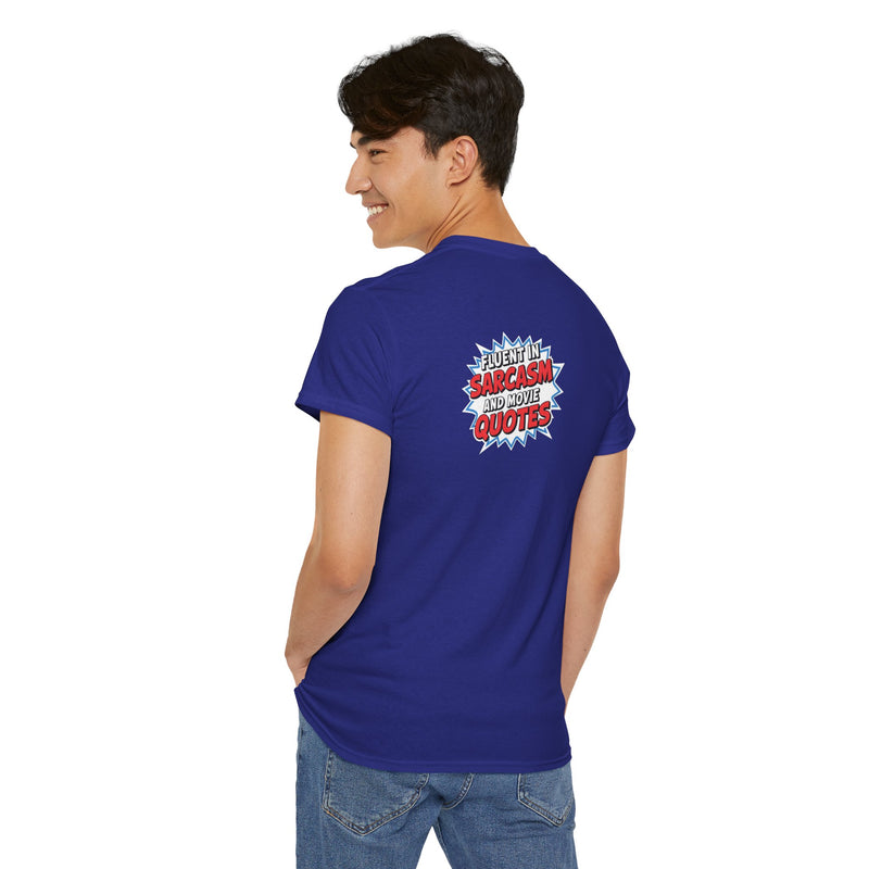 Unisex Heavy Cotton Tee: "Sarcasm" - T-Shirt