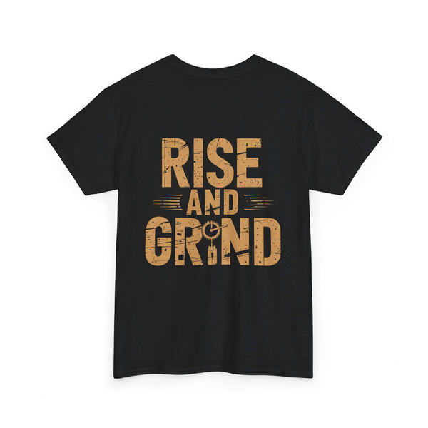 Unisex Heavy Cotton Tee - Rise and Grind