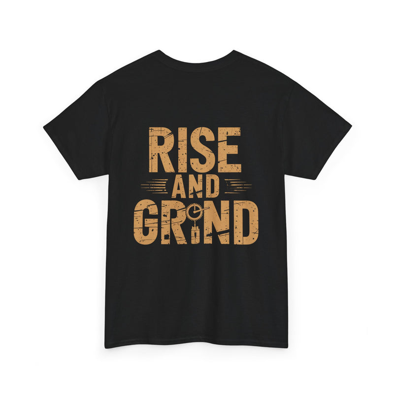Unisex Heavy Cotton Tee - Rise and Grind