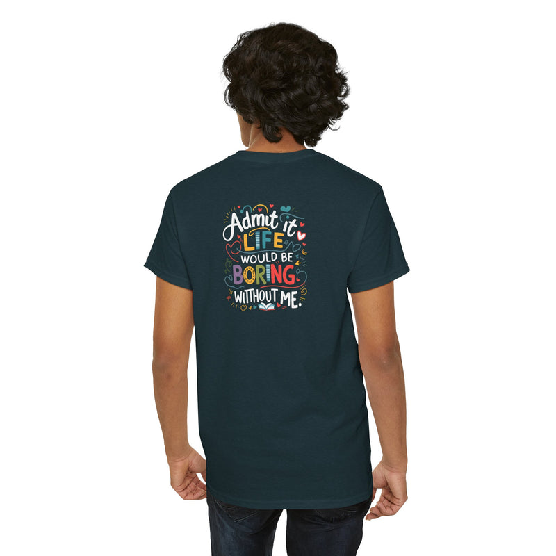Unisex Heavy Cotton Tee: "Own Stunts" - T-Shirt