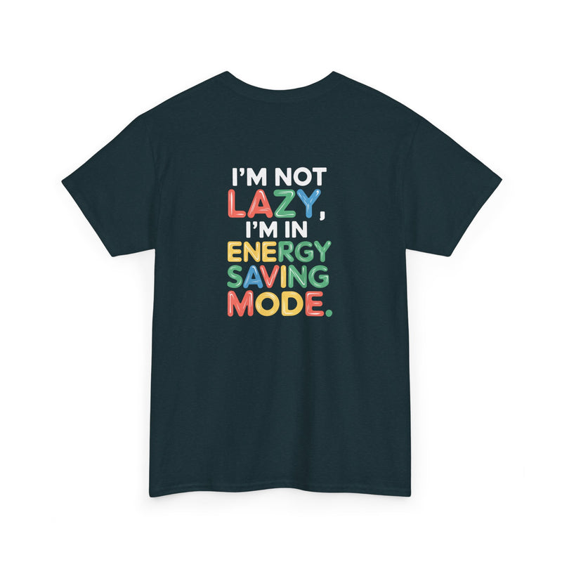 Energy saving mode Unisex Heavy Cotton Tee for Everyday Style