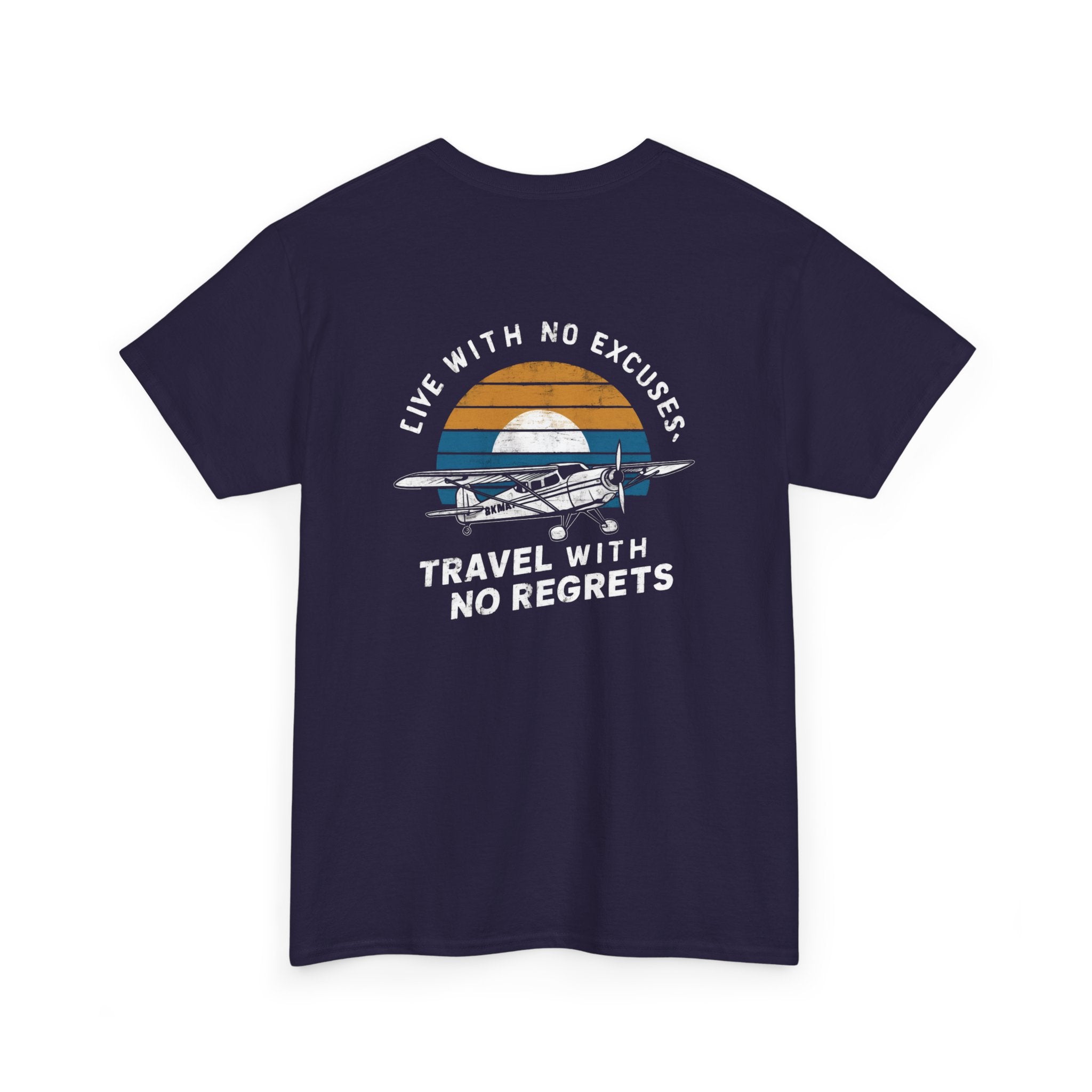Unisex Heavy Cotton Tee: "Live with no excuse" - T-Shirt