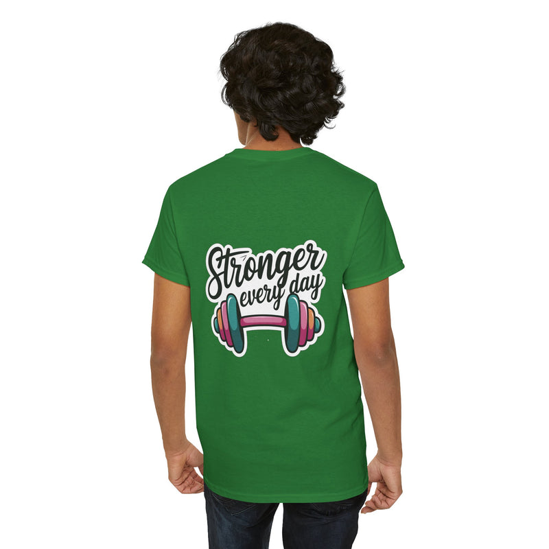 Unisex Heavy Cotton Tee: "Stronger Everyday" - T-Shirt