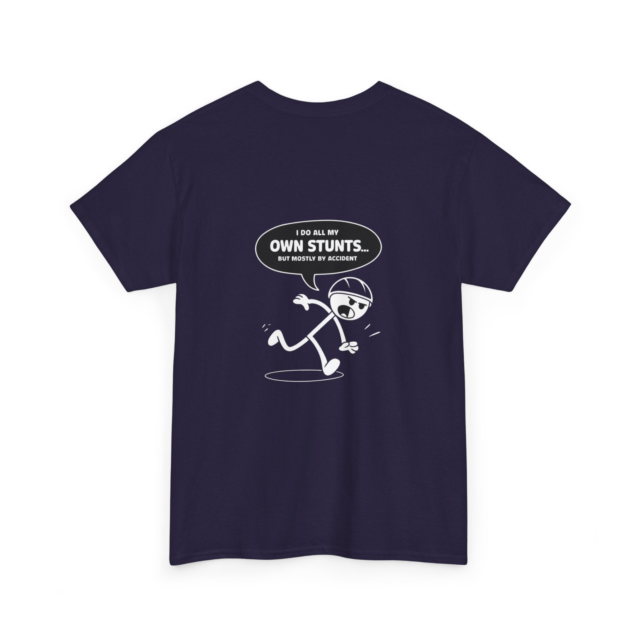 Unisex Heavy Cotton Tee: "Own Stunts" - T-Shirt