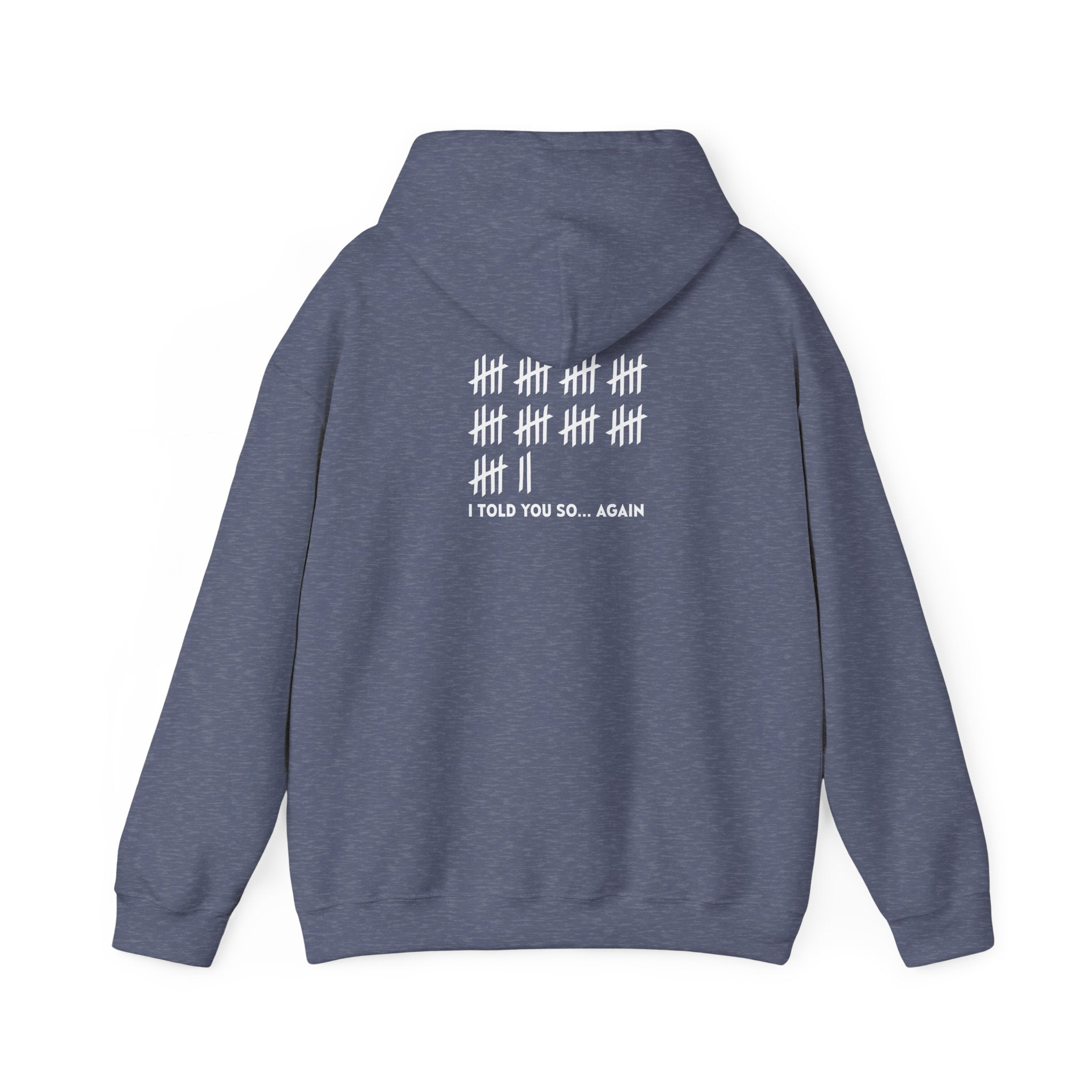 Unisex Heavy Blend™ Hooded Sweatshirt: "I TOLD YOU SO AGAIN" T-Shirt