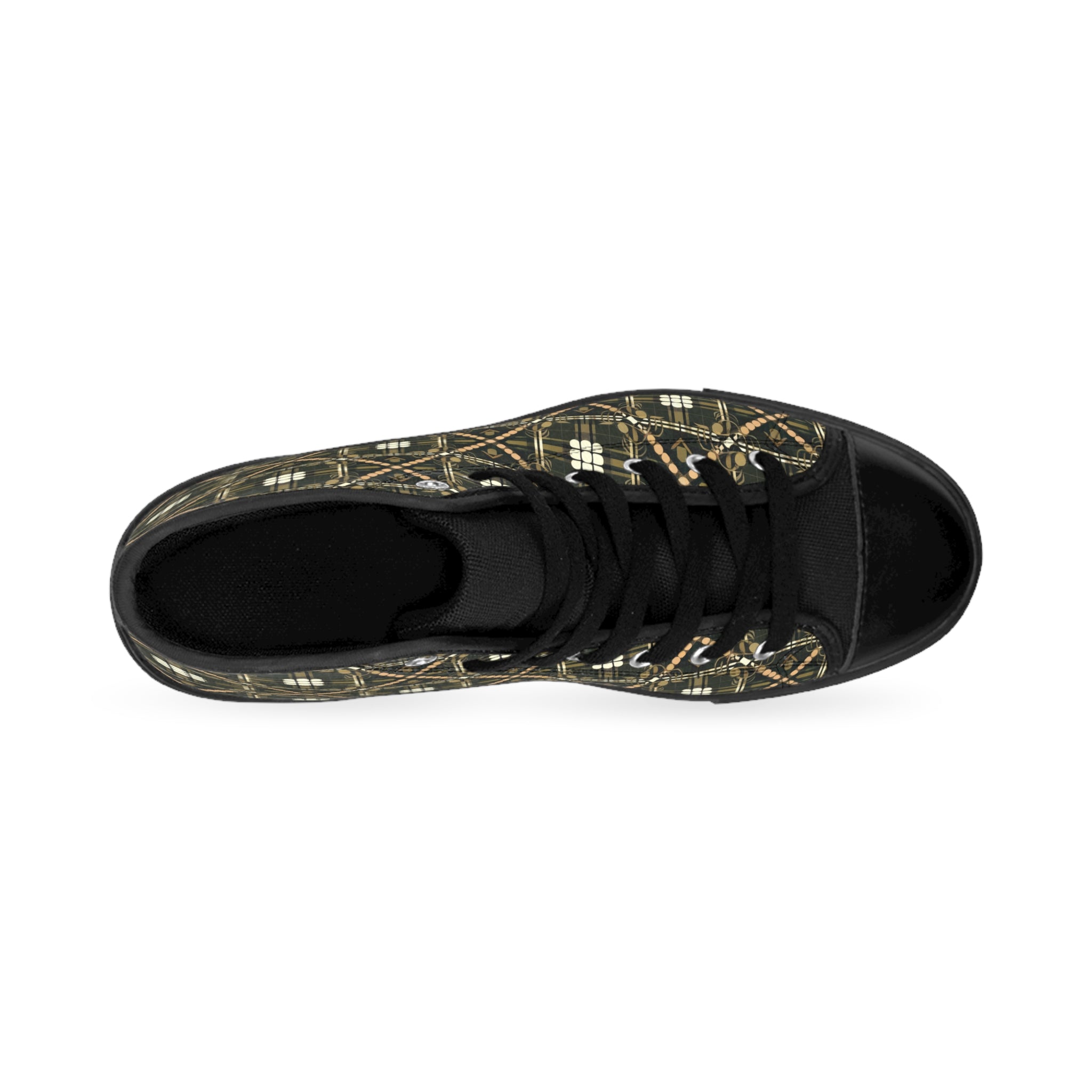 Men's Classic Sneakers - Trendy Plaid Design for Everyday Style