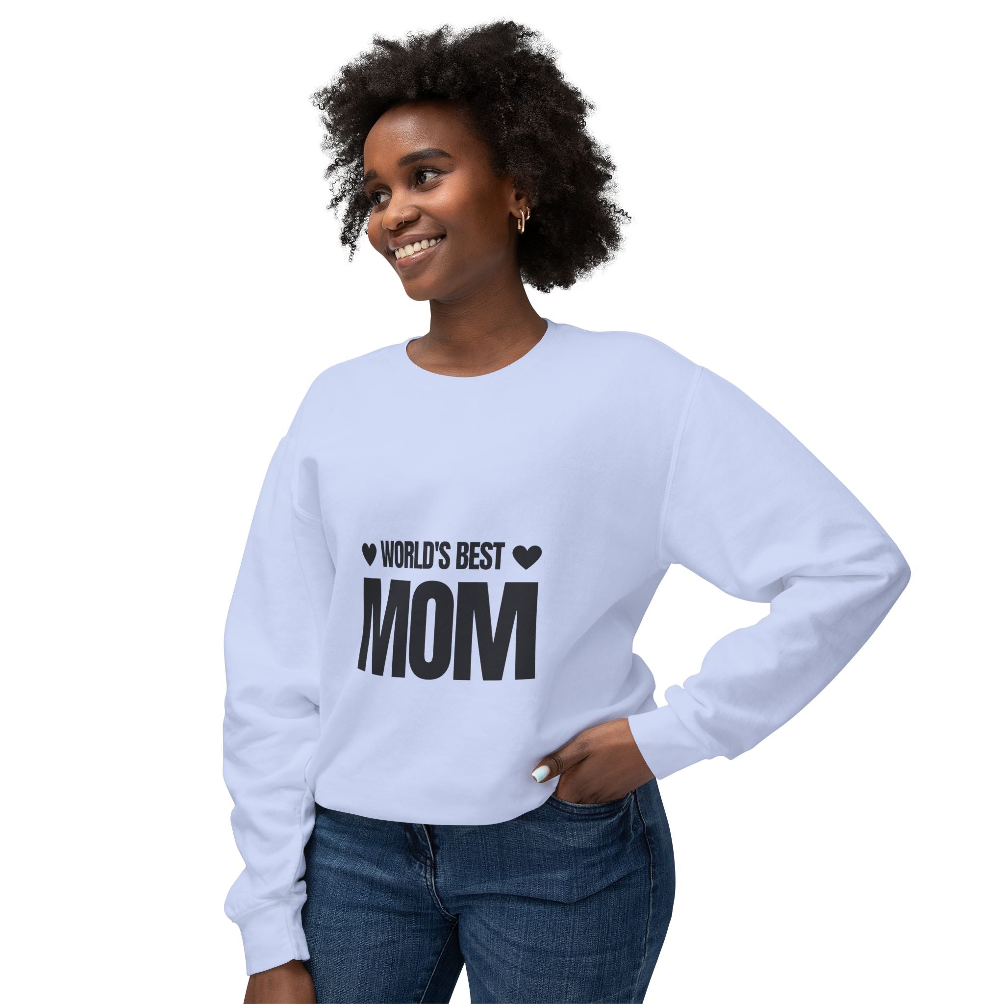 World's Best Mom Unisex Crewneck Sweatshirt - Perfect Gift for Mother's Day