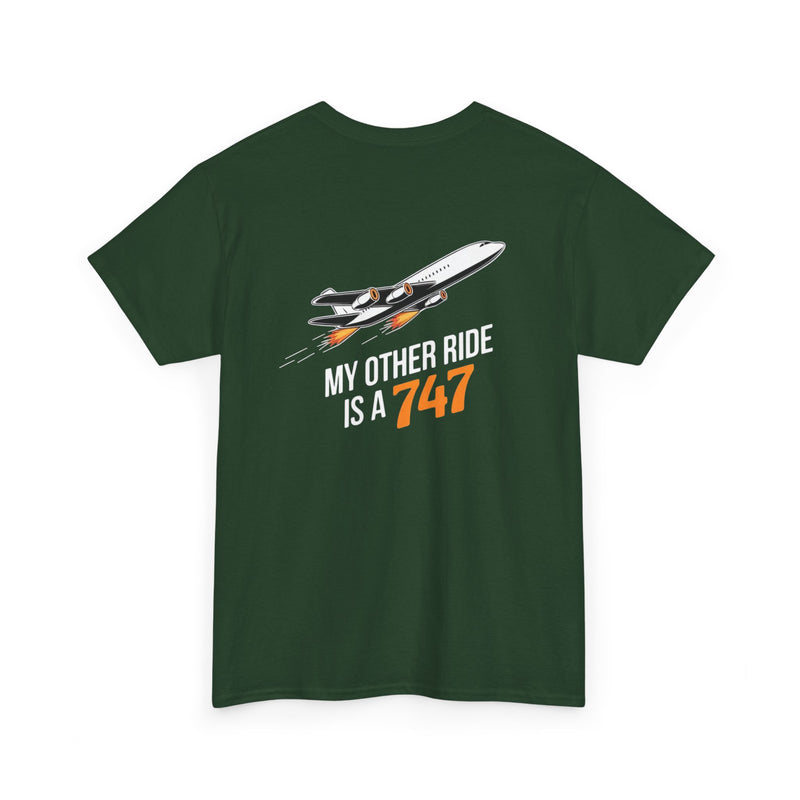 Unisex Heavy Cotton Tee: "My Other Ride" - T-Shirt