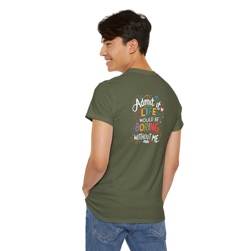 Unisex Heavy Cotton Tee: "Own Stunts" - T-Shirt