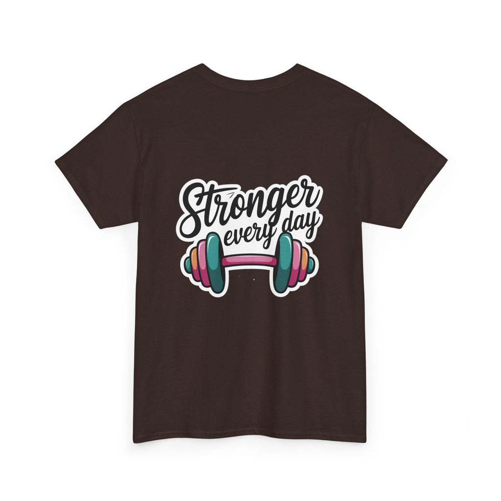Unisex Heavy Cotton Tee: "Stronger Everyday" - T-Shirt