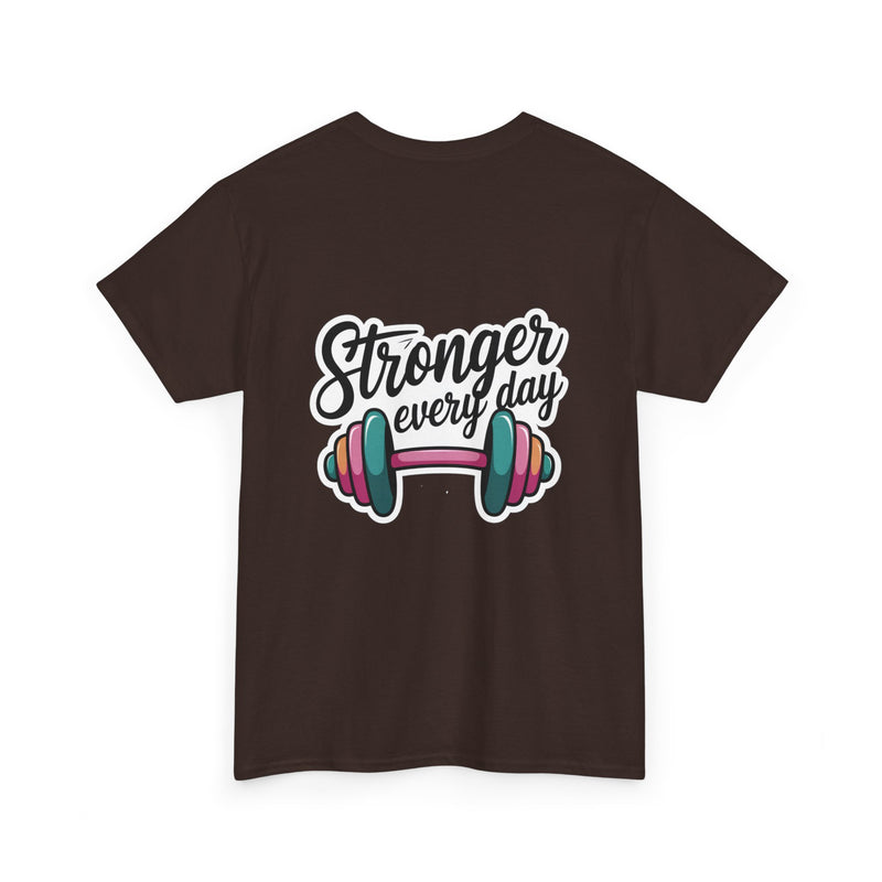 Unisex Heavy Cotton Tee: "Stronger Everyday" - T-Shirt