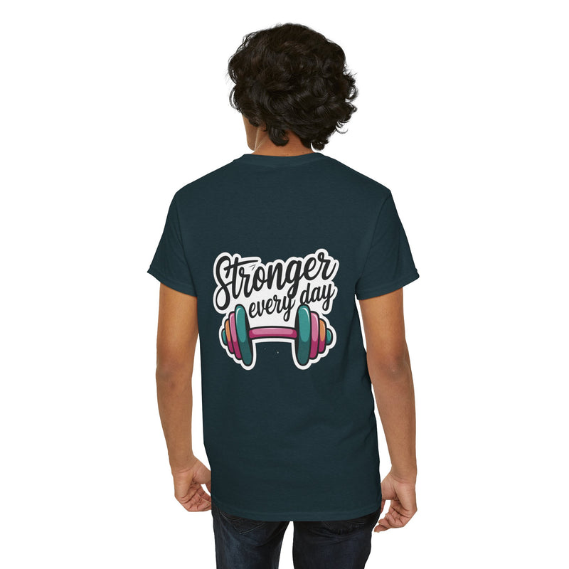 Unisex Heavy Cotton Tee: "Stronger Everyday" - T-Shirt