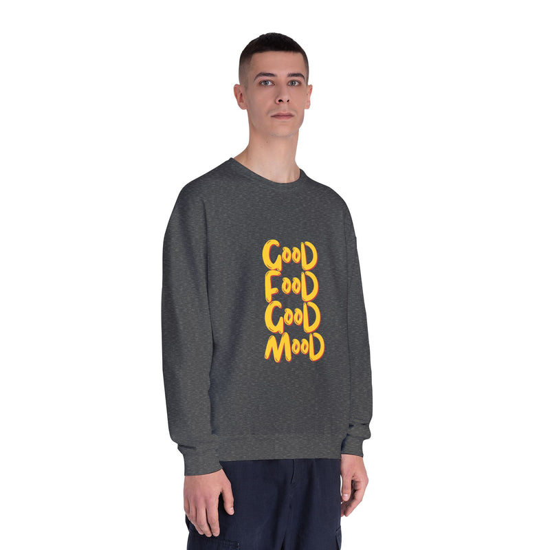Good Food Good Mood Sweatshirt - Unisex NuBlend® Crewneck for Comfort and Style