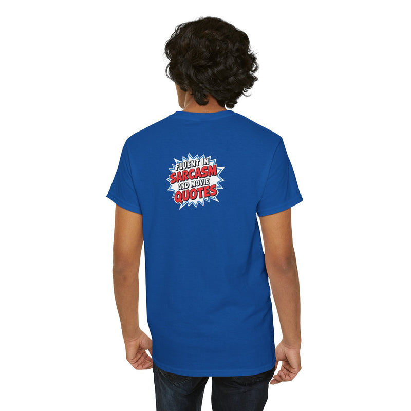 Unisex Heavy Cotton Tee: "Sarcasm" - T-Shirt