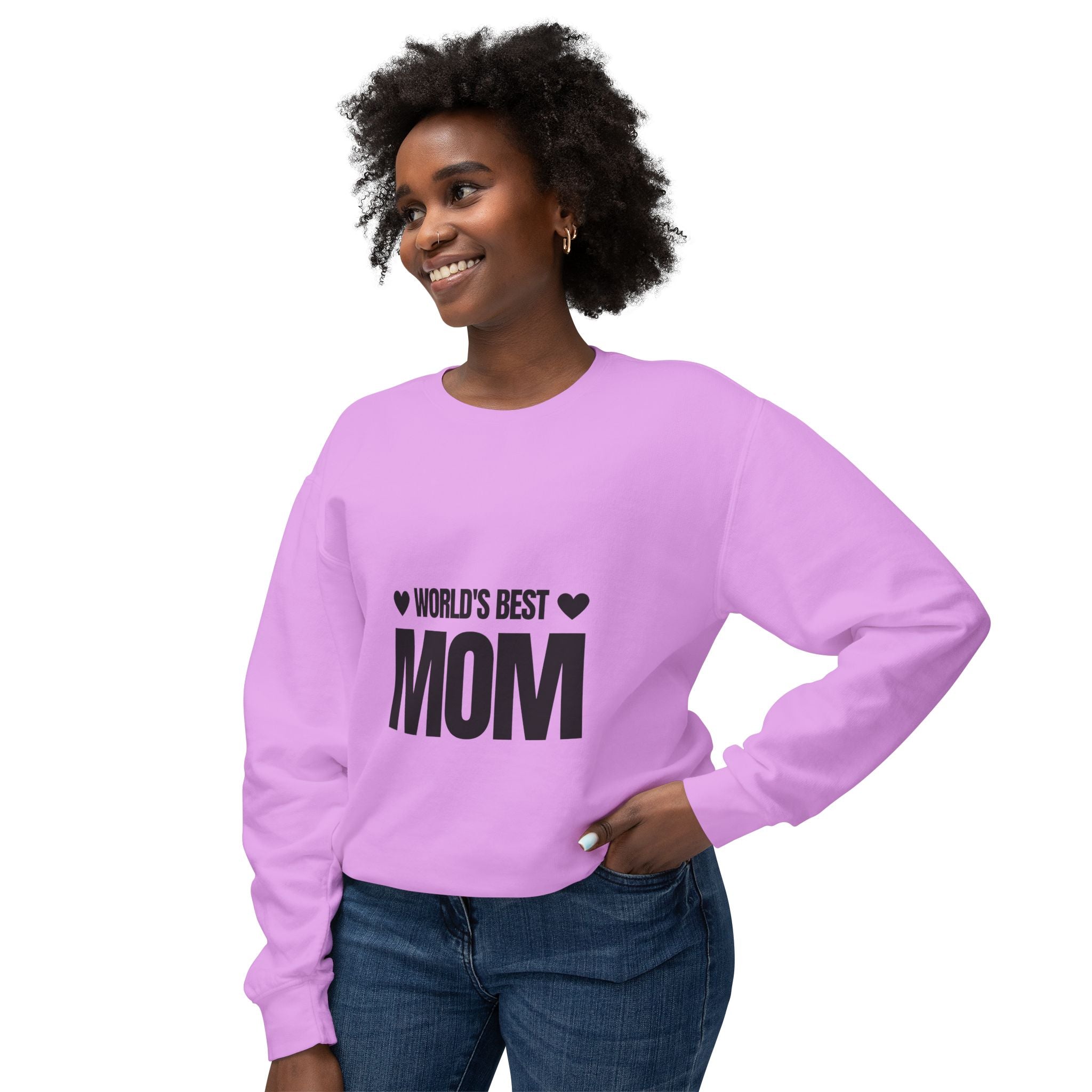 World's Best Mom Unisex Crewneck Sweatshirt - Perfect Gift for Mother's Day