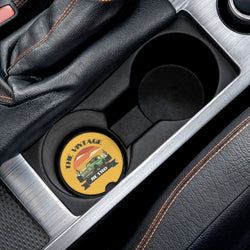 Vintage Retro Soapstone Car Coaster - Perfect Gift for Car Enthusiasts