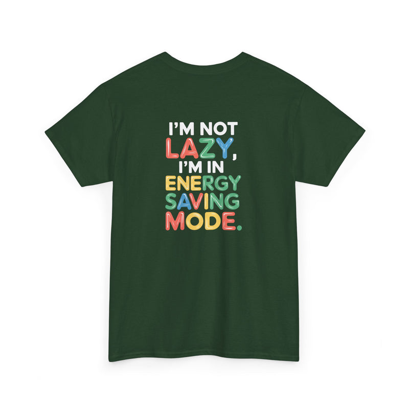 Energy saving mode Unisex Heavy Cotton Tee for Everyday Style