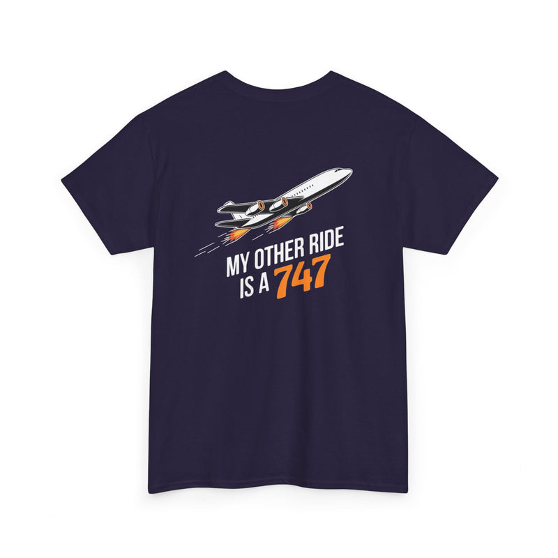 Unisex Heavy Cotton Tee: "My Other Ride" - T-Shirt
