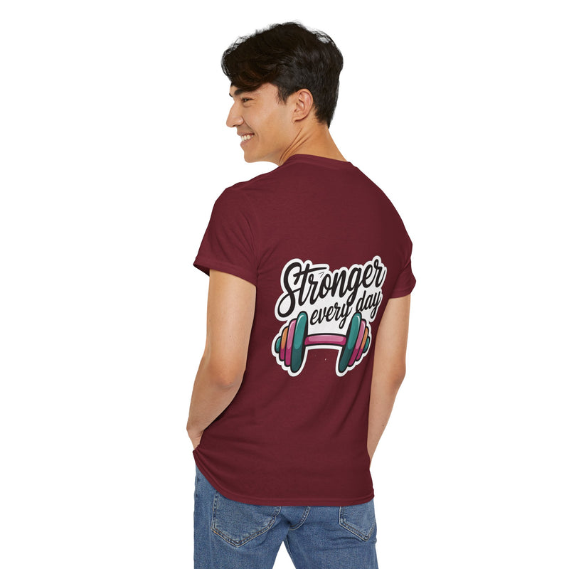 Unisex Heavy Cotton Tee: "Stronger Everyday" - T-Shirt