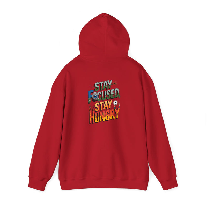 Unisex Heavy Blend™ Hooded Sweatshirt "Stay Focused Stay Hungry"