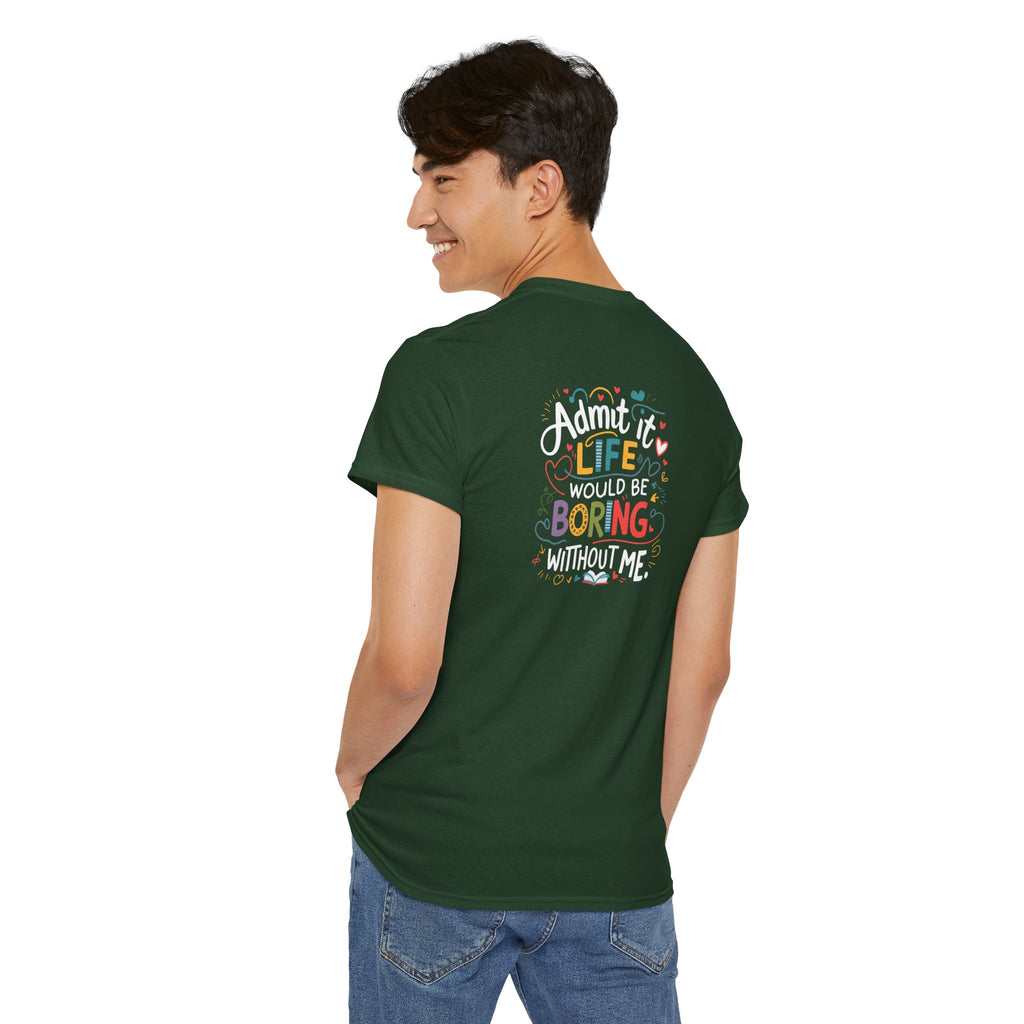 Unisex Heavy Cotton Tee: "Own Stunts" - T-Shirt